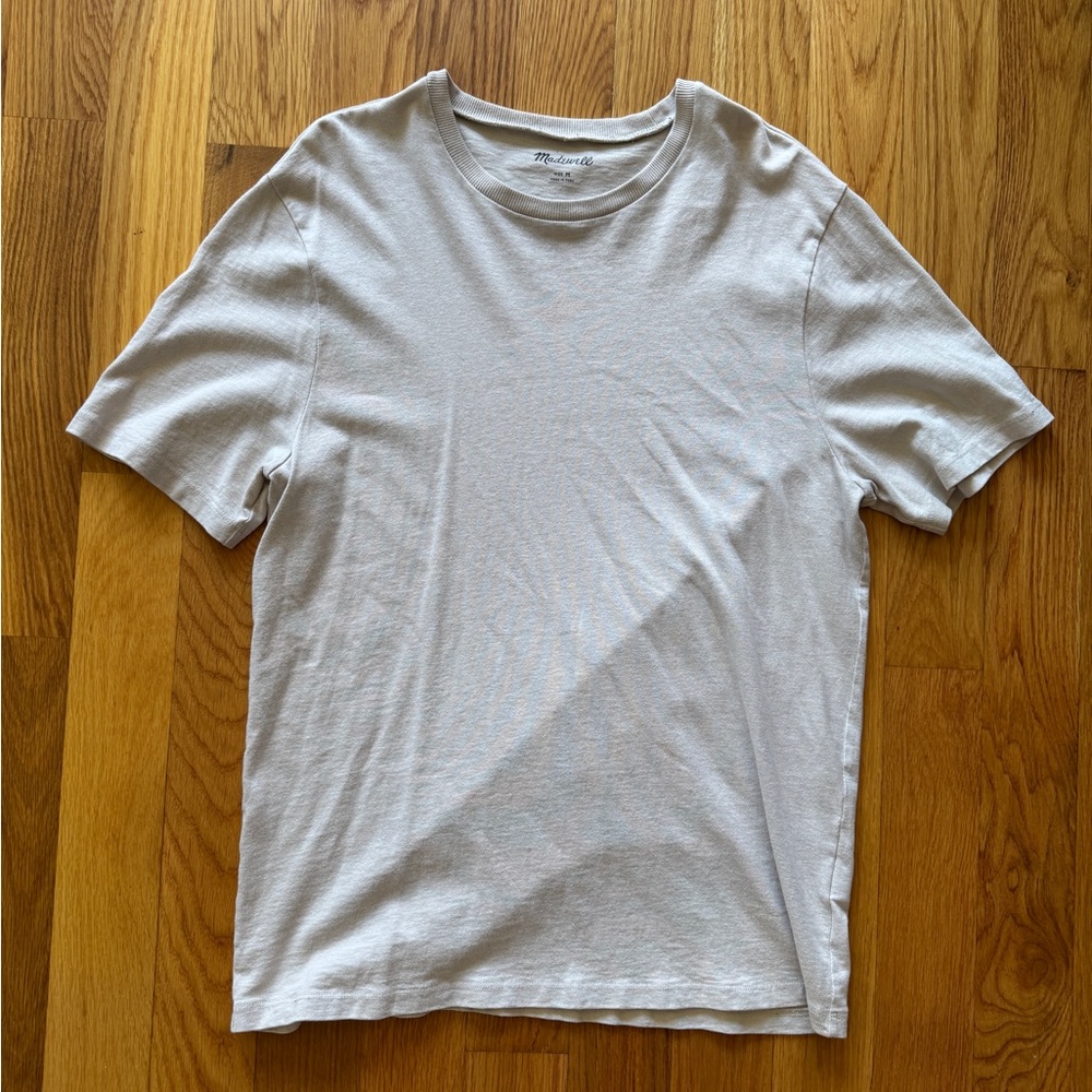 Madewell Light Gray Short Sleeve Tee